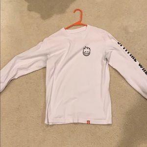 Spitfire White Small Longsleeve